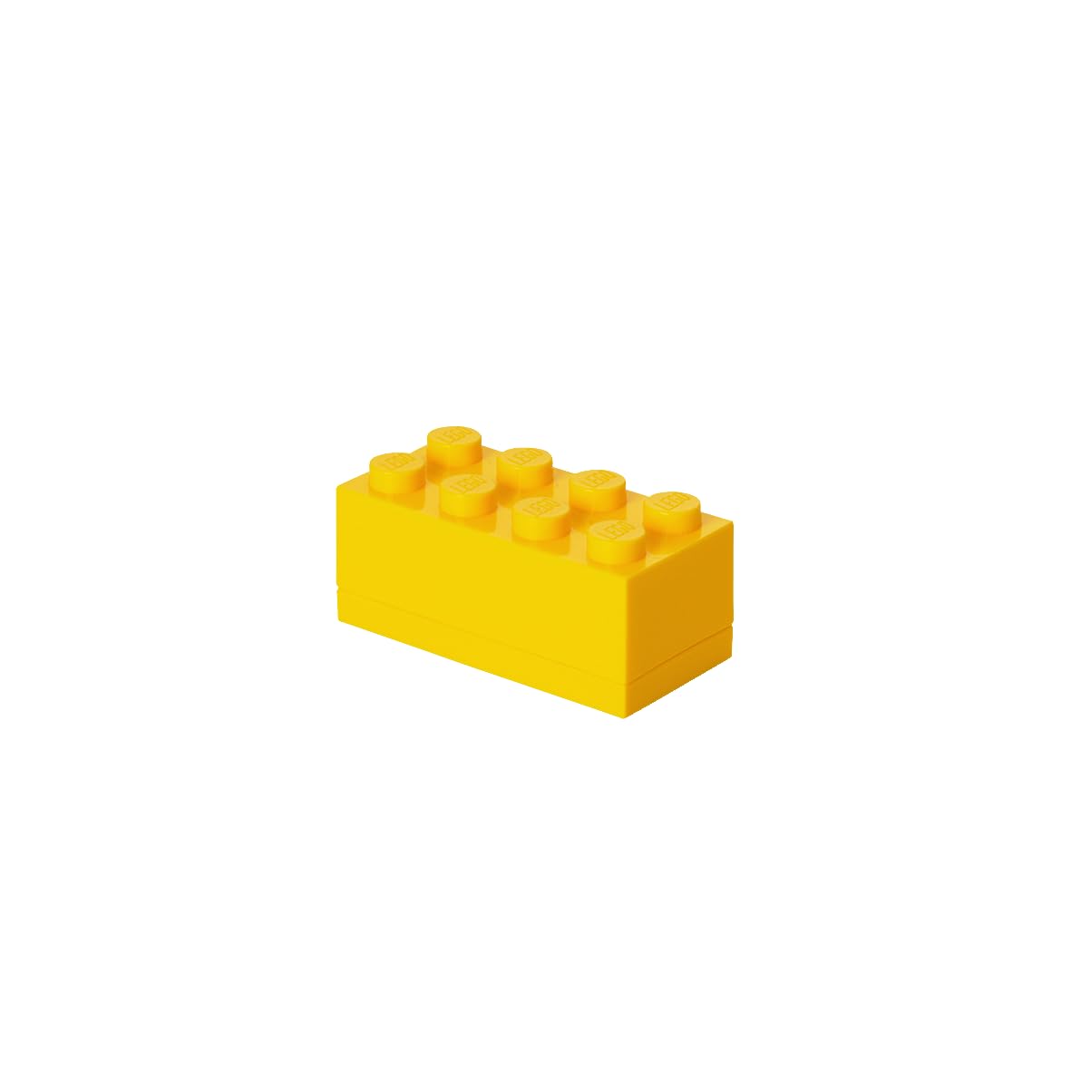 Lego Unisex Yellow Mini Box 8 Storage Brick