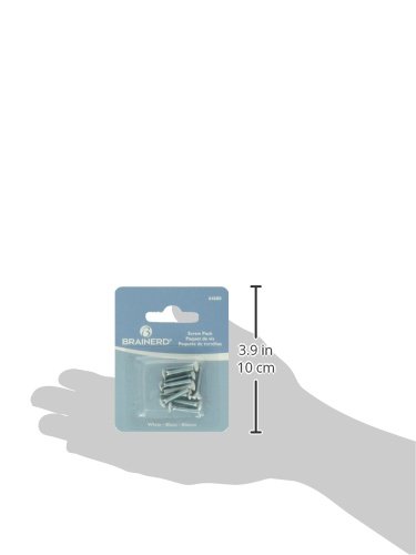 Brainerd 64688 Wall Plate / Switch Plate / Cover Screw Pack, White #TOP5