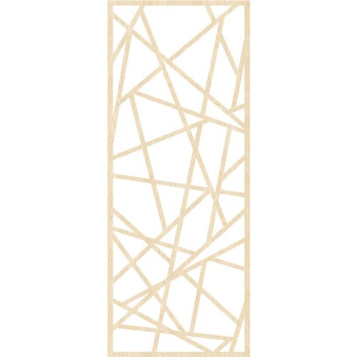 Image of Conway Decorative Pierced Fretwork Wood Wall Panels, 31 3 /8 inchW x 79 3 /8 inchH x 1 /4 inchT, Birch