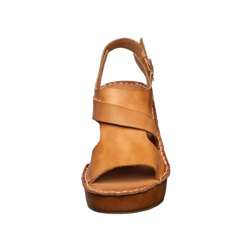 Antelope Women's Wallis Leather Wedge Sandals4