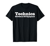 Vintage Music Turntables Technic Old School DJ Equipment T-Shirt