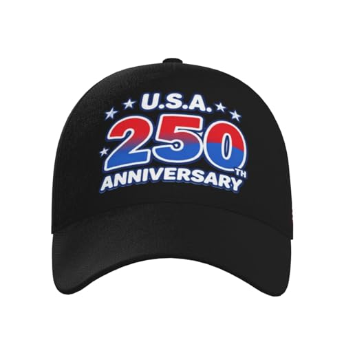 Image of USA Flag Baseball Cap American Patriotic Trucker Hat Father Dad Mother Mom Adjustable Sportswear Hat for Men Women Adults