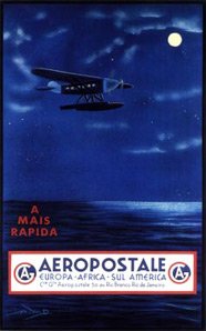 Affiche Aeropostale Europa Afrika 63X100 cm pour habiller un grand mur vide