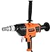 VEVOR Diamond Core Drilling Machine, 0.8-6.3 in Drilling Diameter, Handheld Dry and Wet Concrete Core Drill Rig with 4 Drill Bits, 0-1800RPM Variable Speed, UNC1 1/4-7, for Concrete Brick Stone, 2000W