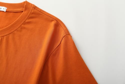 Image of KLIEGOU Men's 100% Cotton Longline T-Shirt, Pre-Shrunk Soft
