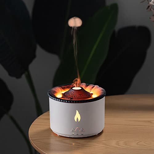 Umidificador Vulcão - Difusor de Chamas Difusor de Óleo Essencial de Aroma | Umidificador de chama d