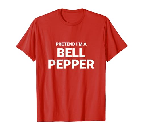 Pretend I'm A Bell Pepper, divertente costume di gruppo di Halloween Maglietta