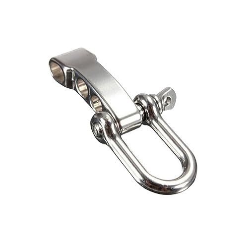 ULTECHNOVO 10 Unidades Aço inoxidável grilhão de corrente manilha giratória amarrar algemas grilhões