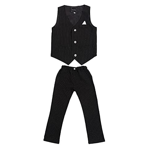 DAIHAN Ensemble Gilet d'Été Garçon Cover
