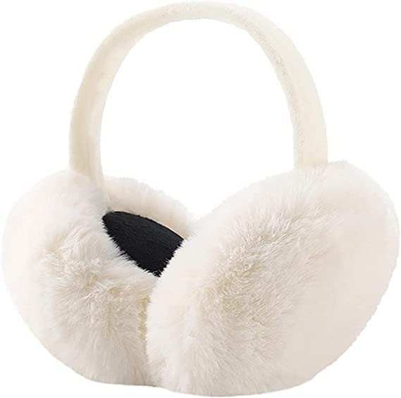 Boy Girl Winter Earmuffs Outdoor Wear Soft Faux Fur Plush Ear Warmer Football Design Windproof Woolen Warm Ear Muff Men & Women (Freesize)-picture-21
