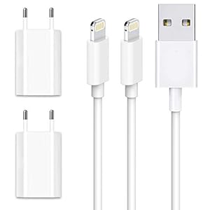 iPhone Ladekabel,USB Ladegerät und iPhone Kabel 1M 4Pack für Kabel schnell USB Netzteil/Datenkabel/Ladeset/Ladeadapter…