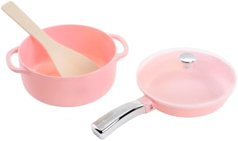 Little Tikes Sweet Spaces Pots & Pans Set, Pink, Play Kitchen Cookware, Boys and Girls Ages 3+ Years