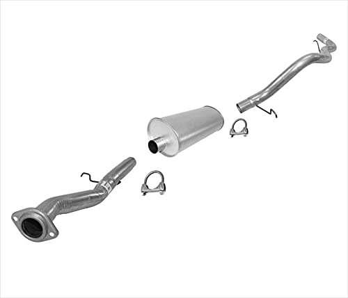 Replacement Part For 2000-2005 Chevrolet Suburban 5.3L Single Outlet Muffler Exhaust Pipe System