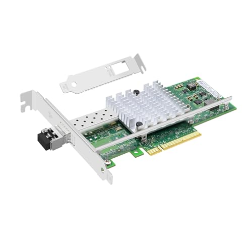Tarjeta de red de fibra óptica de 10 GB para actualizar almacenamiento en red y servidores SFP+