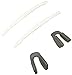 Oakley Jawbreaker Earsock/Nosepiece Kit, White, One Size