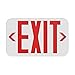 HUBBELL CER LED Emergency exit Sign, 11.6 in x 2 in x 8.2 in, White