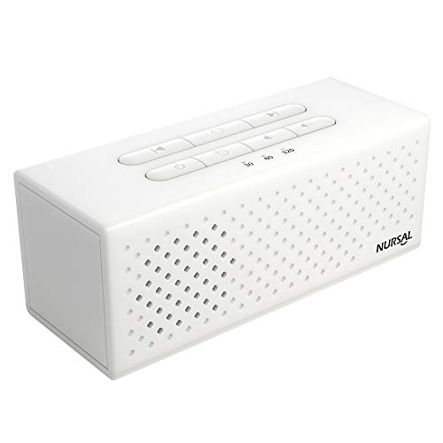 NURSAL White Noise Machine Sound Machine for Sleeping & Relaxation,10 Natural Sounds, Portable