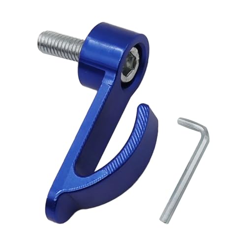 ZeNaha Universal CNC Aluminium Alloy Motorcycle Single Hole Hook Helmet Bag Carry Hook Holder for Dirt Bike Electric Scooter Moped