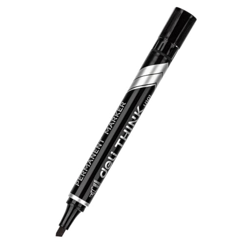 Deli eu10120 deli permanent marker low odor ink eu10120- Bla...