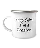 Keep Calm, I'm a Senator. 12oz Camping Mug, Senator, Joke Gifts For Senator from Team Leader, Senator politics, Government, Washington DC, Lawmaking, Legislation, Love relationships, Dating, Marriage,