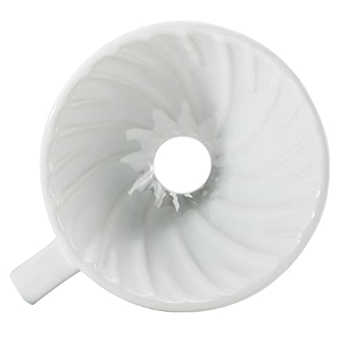 Coador de café de cerâmica branco Restpresso 283 g - 10 cm x 10 cm x 7,6 cm - 1 caixa - restaurante