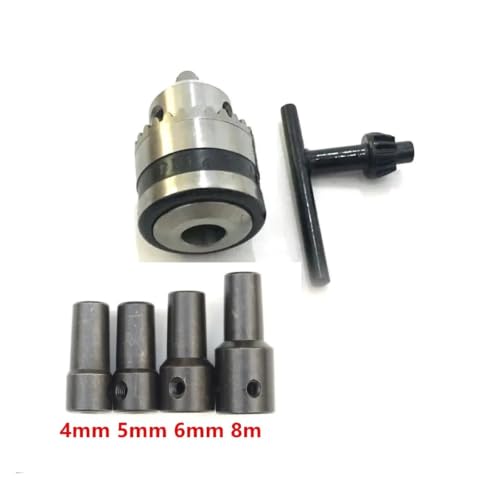 Mini mandril B10 para taladro eléctrico kit con varilla 5mm y llave de eje motor 4