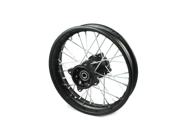 Jante arrière 12" - Axe 15mm - Alu - Dirt Bike