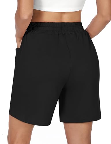 Marvmys Women's Running Shorts Casual Lounge High Waist Athletic Trousers Yoga Gym Shorts Tracksuit Bottoms Sweat Pant - Image 3