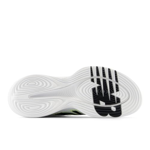 New Balance Women's FuelCell VB-01 Volleyball Shoe, White/Black/0, 5 M