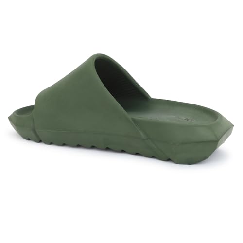Image of Hygear Men's Geometry EVA Slides | Ultra Soft Cushion | Lightweight | Waterproof | Stylish |Anti-Skid | Comfortable Everyday Slides for Men