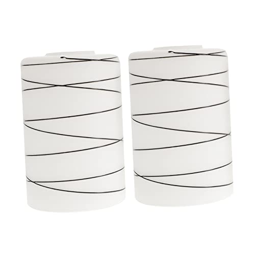 Uonlytech 4 Pz Linea Paralume in Vetro Coperture