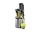 Kenwood PureJuice Pro Entsafter JMP85.00SI, Slow Juicer für selbstgemachte Säfte, XXL-Einfüllöffnung für ganze Früchte, mit niedriger Drehzahl für den Erhalt wichtiger Vitamine, 230 Watt, Silber