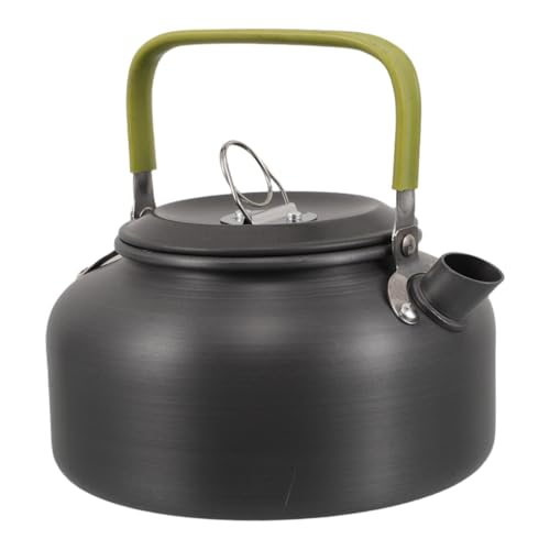 Toddmomy Compact Outdoor Tea Pot 0.8l Multi-function Kettle for Hiking Metal Tea Kettle Water Boiler