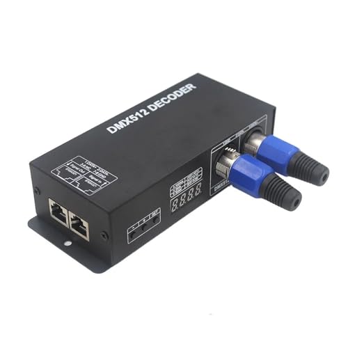 Décodeur DMX512 4 canaux 24A pour ruban LED RGBW pilote variateur 12V 24V