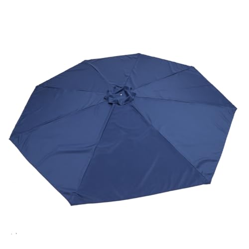 Canopée de remplacement pour parasol 2,7 m toile polyester à 8 baleines Toddmomy