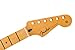 Player II Series Stratocaster Neck, 22 Medium Jumbo Frets, Maple, 9.5