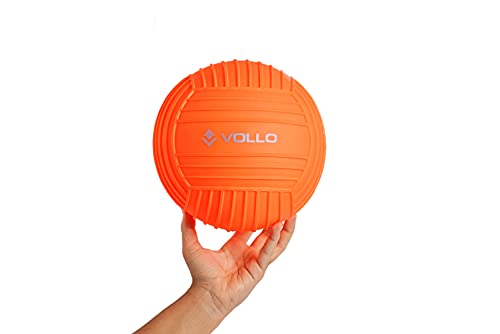 Bola para Atividades Aquáticas em Piscinas e Praias Tamanho 20 cm Laranja Vollo Sports