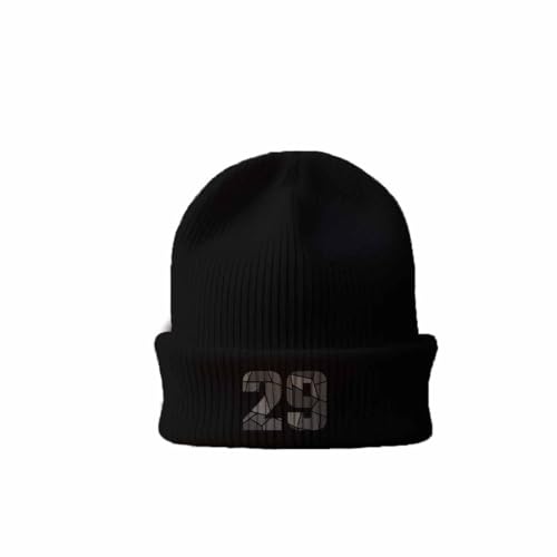 Bonnet cuffed noir 29 idéal pour vos sorties urbaines et vos sessions skate en hiver