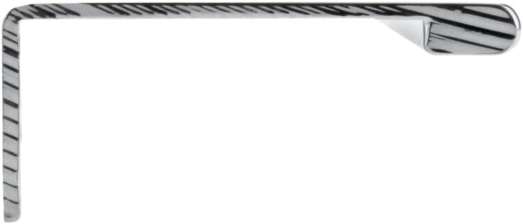 Richelieu Hardware BP9898192140 Lincoln Collection 7 9/16-inch (192 mm) Center-to-Center Chrome Modern Cabinet and Drawer Edge Pull Handle for Kitchen, Bathroom, and Furniture