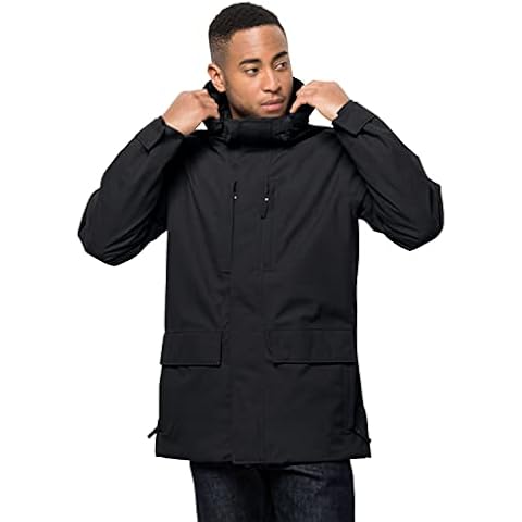 Jack Wolfskin Herren West Coast Jacket Wasserdichte Winterjacke Cover