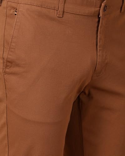 Image of Blackberrys Men's Cotton Slim Fit Casual Trousers