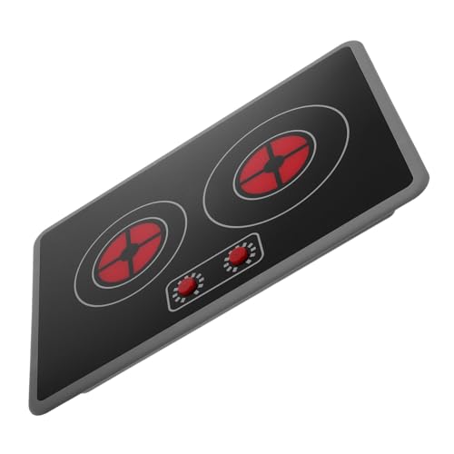 Milisten Cuisine À Induction Jouet Luminous avec Sons Et Lumières Accessoire De Cuisine Éducatif pour Garçons Et Filles Modèle Réaliste pour Jeu De Rôle des Tout-Petits