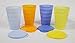 Tupperware 16oz Impressions Dripless Tumblers & Straw Seals Set of 4 Summer 2015 New