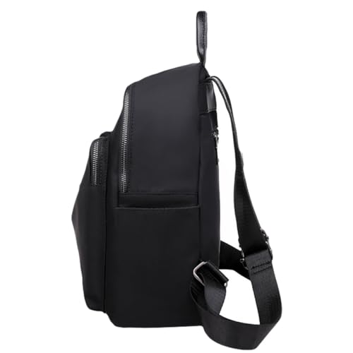 Sac à dos de voyage imperméable Oxford noir confort femme randonnée