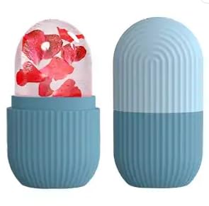 Rodillo de hielo facial - Rosa