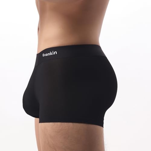 Evankin Mens Mesh Ice Silk Boxer Brief Breathable Cool Underwear Sexy Lace See Through Underpants3