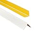 Produktbild ProfiPVC Winkelprofil 30x30mm, 90cm - Kunststoffwinkel aus PVC-Gummi - selbstklebend Kantenschutzprofil, elastischer Kantenschutz - Eckschutzprofil, einfache Montage - Weiß