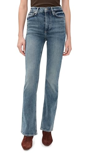 7 Best Jeans for Flat Butt 11 rag & bone Women's Peyton High Rise Full Length Bootcut Jeans, Cswel, 26
