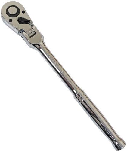US PRO Tools 1/2" DR 72T Flexi Head Ratchet with Straight Handle 4231