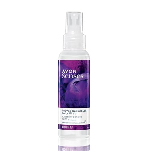 Avon Senses Body Mist 100 ml (Velvet Seduction Blueberry & Orchid)